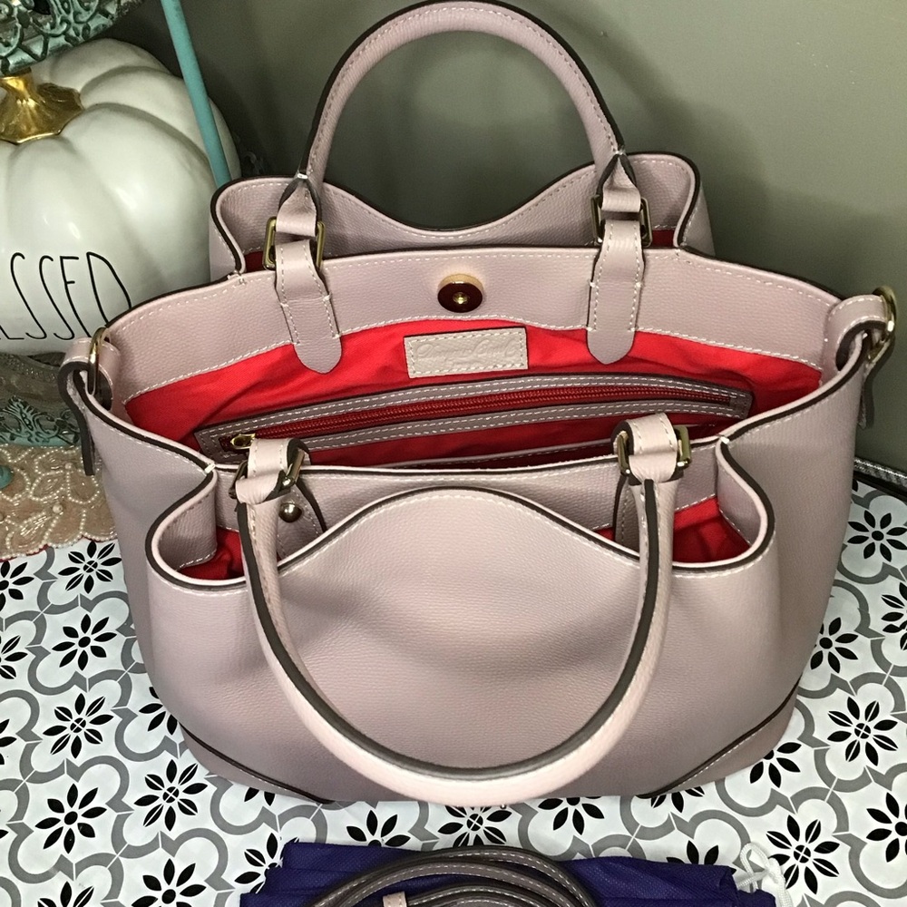 Dooney & Bourke Pink Satchel - Picture 12 of 16